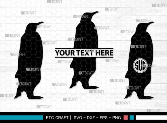 Download Penguin Monogram, Penguin Silhouette - Penguin monogram Collection