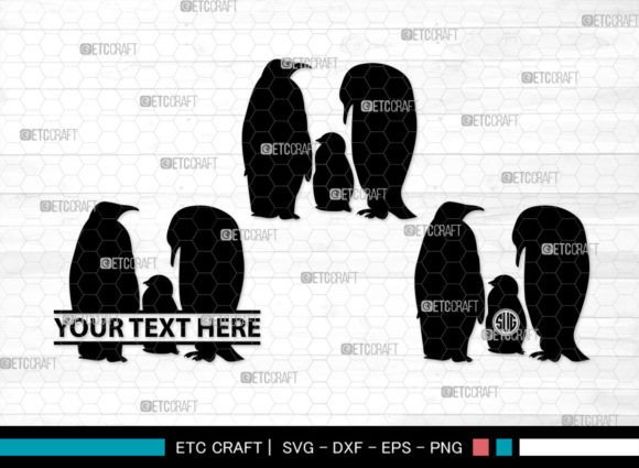 Download Penguin Monogram, Penguin Silhouette - Penguin monogram Collection