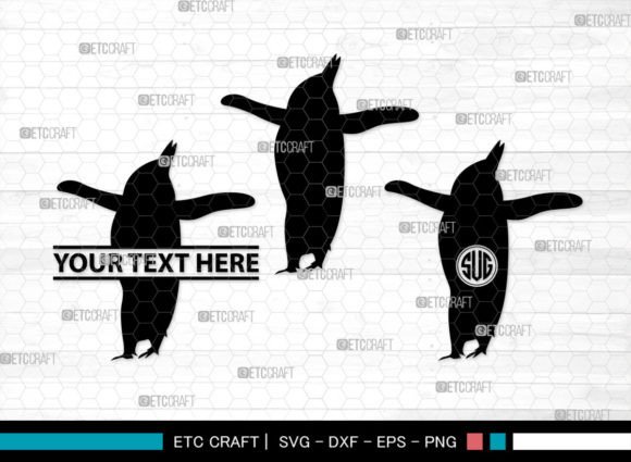 Download Penguin Monogram, Penguin Silhouette - Penguin monogram Collection