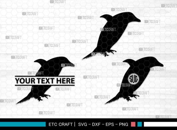 Download Penguin Monogram, Penguin Silhouette - Penguin monogram Collection